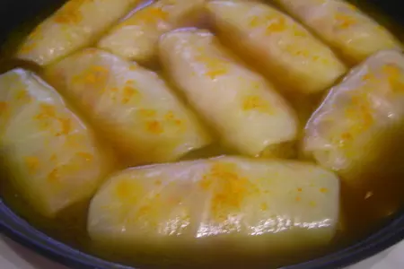 Постные голубцы с гречкой, грибами и картофелем.: шаг 4