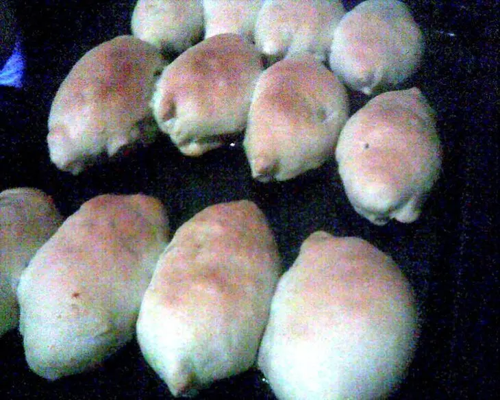 Постные пирожки с квашеной капустой и яблоками: шаг 3