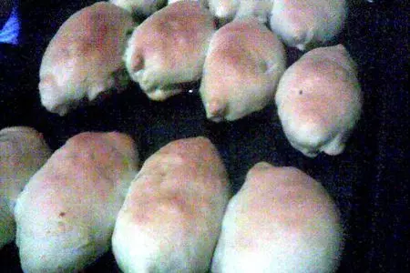 Постные пирожки с квашеной капустой и яблоками: шаг 3