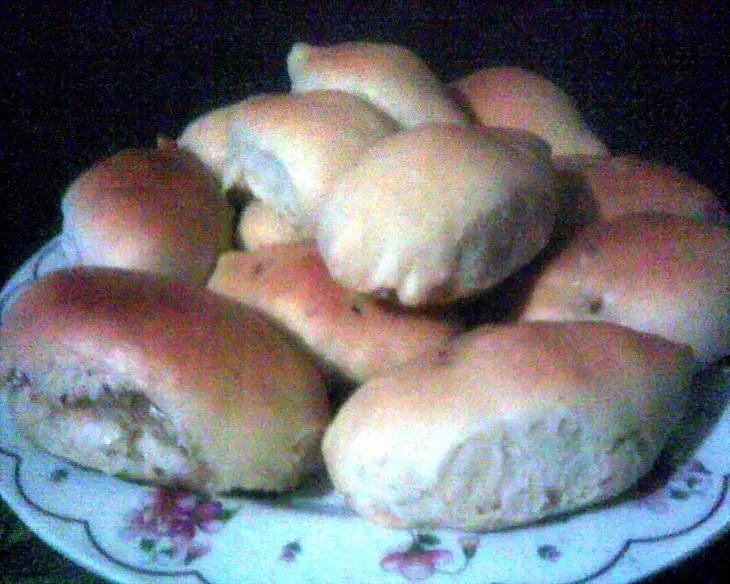 Постные пирожки с квашеной капустой и яблоками: шаг 4