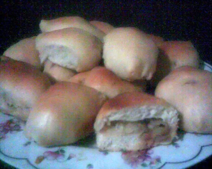 Постные пирожки с квашеной капустой и яблоками: шаг 7