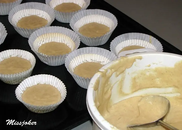 Овсяные капкейки с сюрпризом: шаг 8