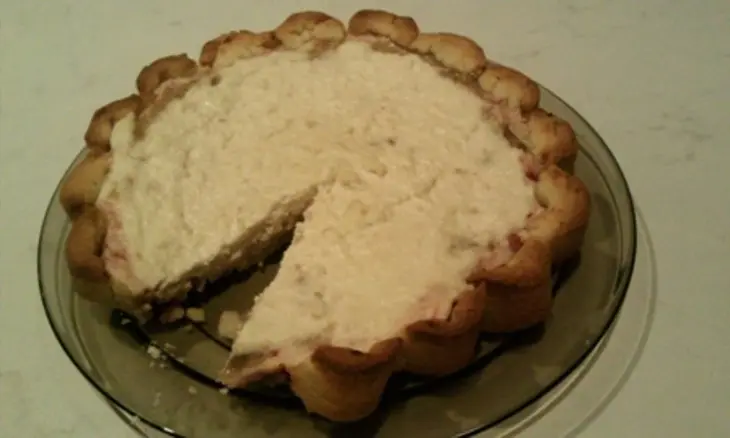 Творожный пирог с бананом и клубничным джемом: шаг 10