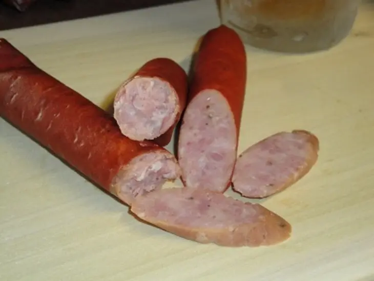 Копчёные свиные колбаски: шаг 9