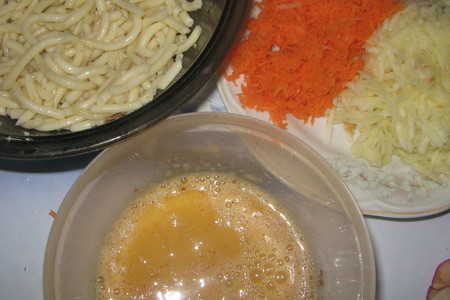 Макаронная запеканка с яблоками и морковкой.: шаг 3