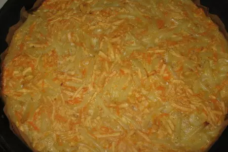 Макаронная запеканка с яблоками и морковкой.: шаг 6