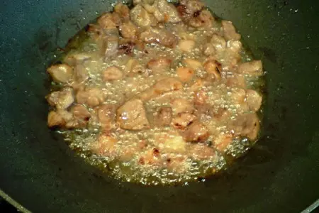 Капуста жареная с мясом: шаг 2
