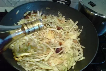 Капуста жареная с мясом: шаг 5