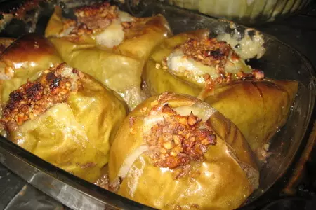 Печеные яблоки с начинкой: шаг 5