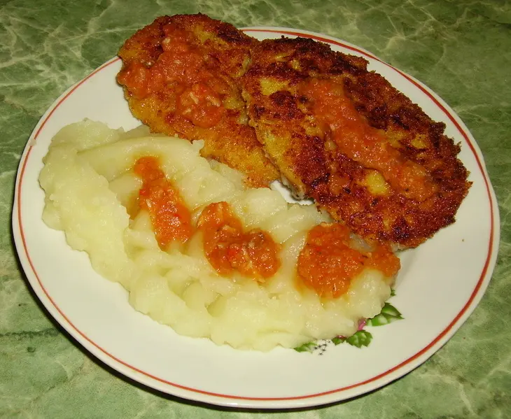 Котлеты капустные с яблоками: шаг 1