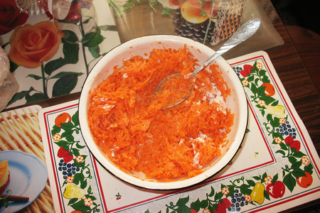 Дранники из морковки: шаг 1