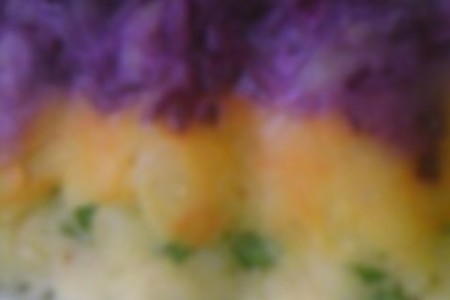 Разноцветный картофельный салат-торт: шаг 4