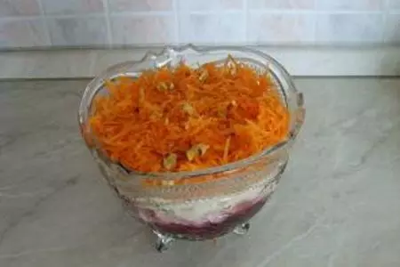 Салат "любовница": шаг 3