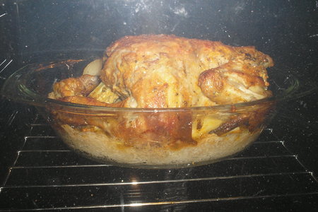 Курица на соли (очередной вариант запеченной курицы): шаг 1