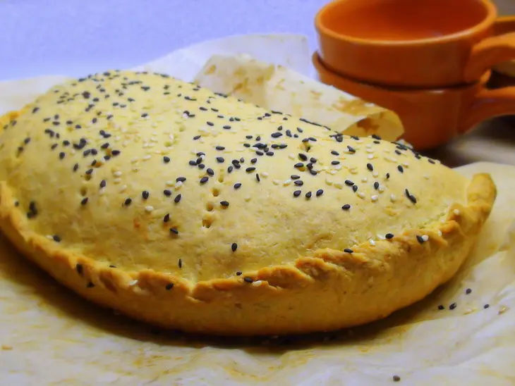 Почки тушёные,  в песочном тесте. пирог с почками.: шаг 6
