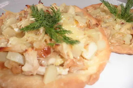 Тарталетки с курицей и картошкой: шаг 6