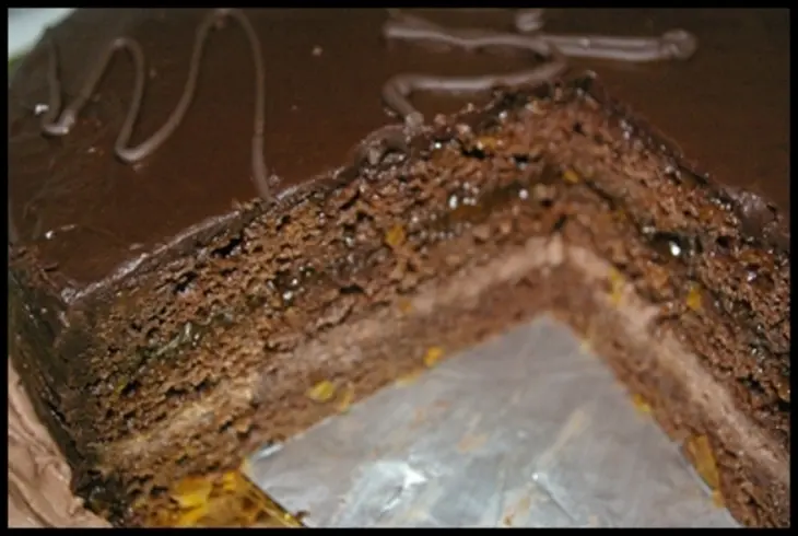 Торт   sacher  c  труфой: шаг 6