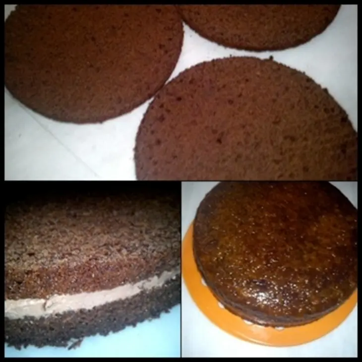 Торт   sacher  c  труфой: шаг 7