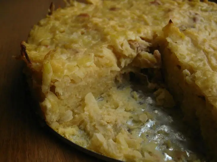 Капустная запеканка с картофелем и курицей.: шаг 3