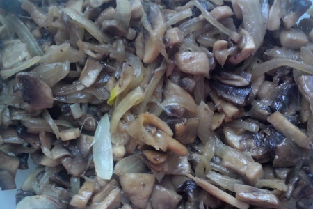 Зразы мясные с грибами    со сливочно-шпинатным соусом: шаг 5