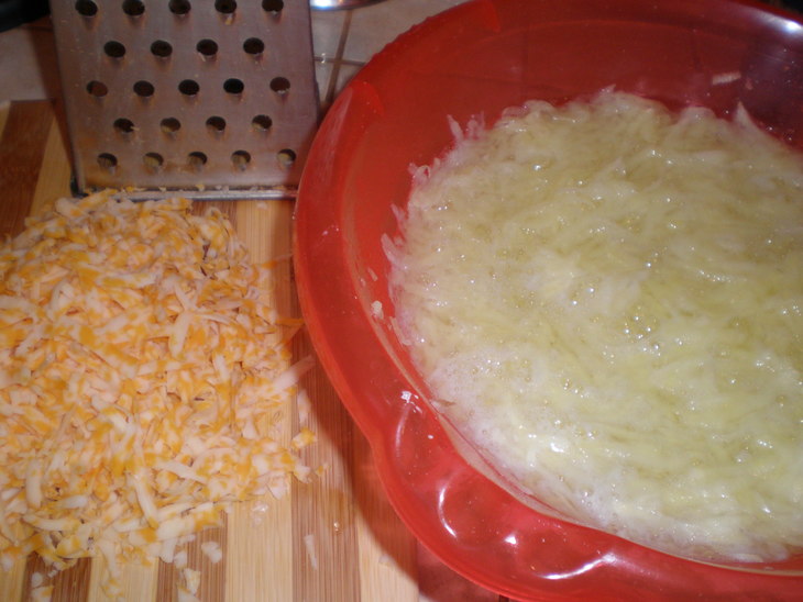 Филе хека под сырно-овощной шубой: шаг 4