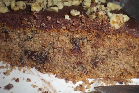 Сирийский манно-ореховый торт с шоколадом и финиками: шаг 23