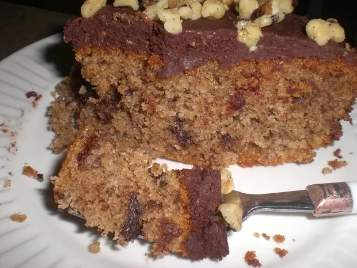 Сирийский манно-ореховый торт с шоколадом и финиками: шаг 24