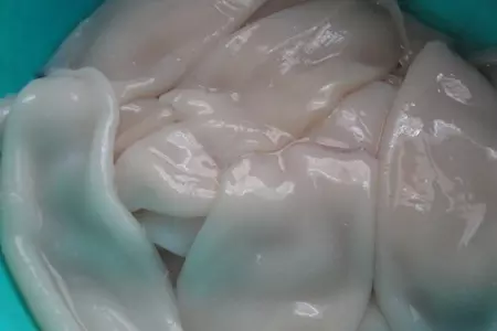 Кальмары с рисом на гриле: шаг 2