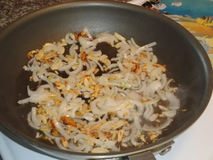 Кальмары с рисом на гриле: шаг 3
