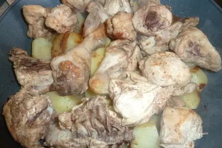 Кабоб с курицей в казане: шаг 12