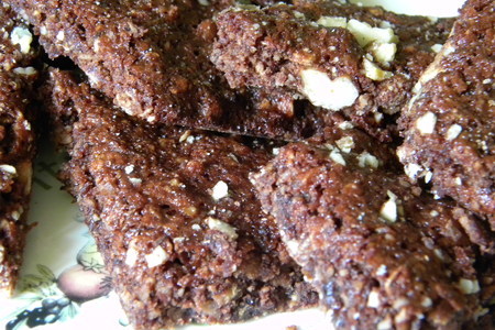 Шоколадно-ореховое печенье для поста или "энергетик на завтрак": шаг 1