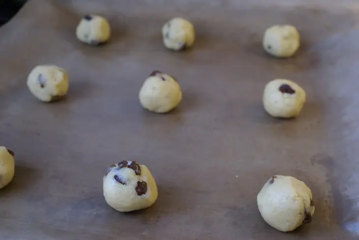 Chocolate chip cookies :s: шаг 10
