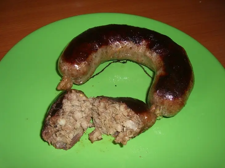Печеночно-мясная домашняя колбаса: шаг 6