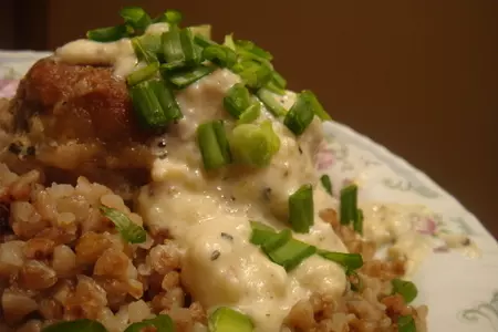 Зразы мясные с сыром и сливочным соусом: шаг 2