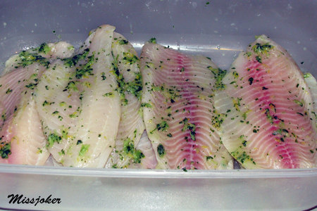 Рыбные рулетики в сливочно-горчичном соусе: шаг 4