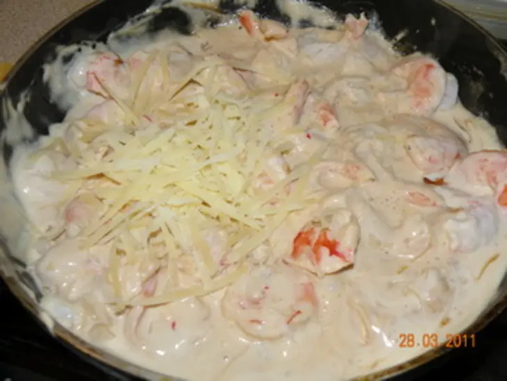 Ужин. морепродукты. полет фантазии;): шаг 4