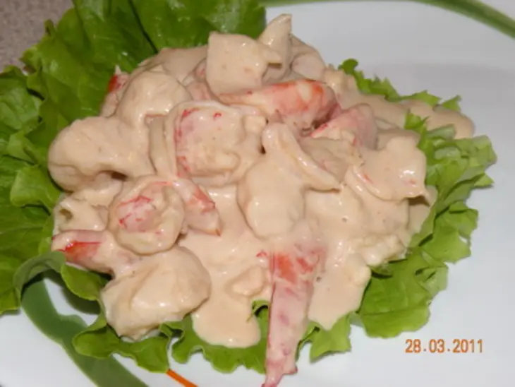 Ужин. морепродукты. полет фантазии;): шаг 5