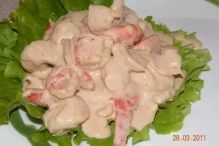 Ужин. морепродукты. полет фантазии;): шаг 5