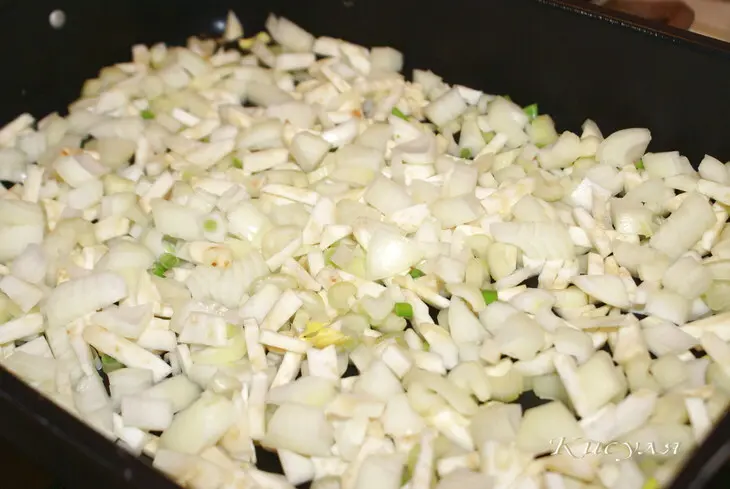 Баранья корейка с гарниром из бобовых и перловки: шаг 2