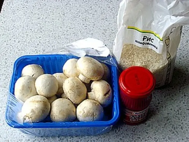Плов с грибами по русски: шаг 2