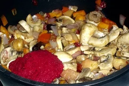 Плов с грибами по русски: шаг 4