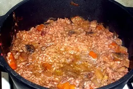 Плов с грибами по русски: шаг 5
