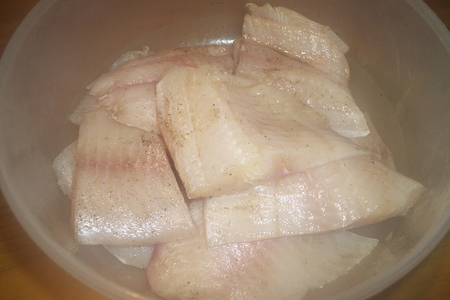 Рыба в сыре с овощным гарниром: шаг 2