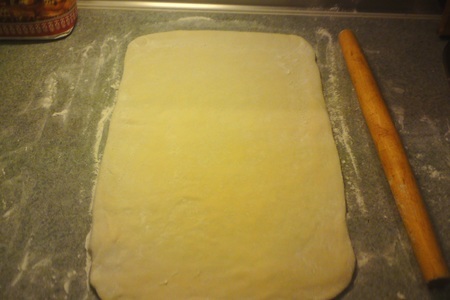 Тесто слоеное пресное  и пироги из него с разной начинкой (вариант): шаг 10