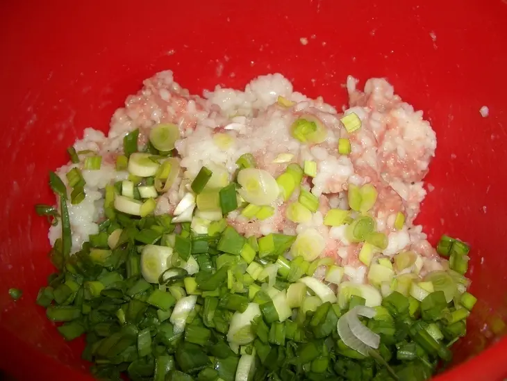 Пирог с мясной начинкой (без дрожжевое тесто): шаг 4