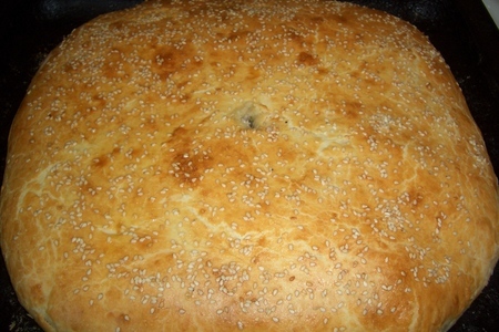 Пирог с мясной начинкой (без дрожжевое тесто): шаг 8