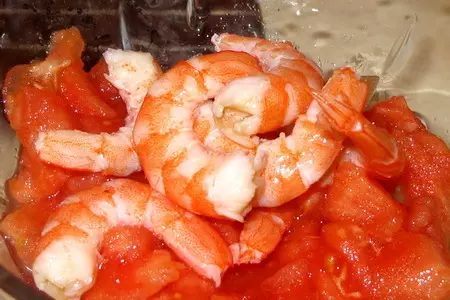 Дорадо, запеченная с креветками: шаг 2