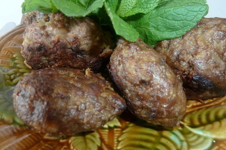 Марокканские ароматные котлетки из баранины с мятно - йогуртовым соусом: шаг 11