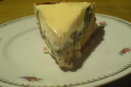 Песочный пирог с маковой начинкой и сметанным суфле: шаг 8
