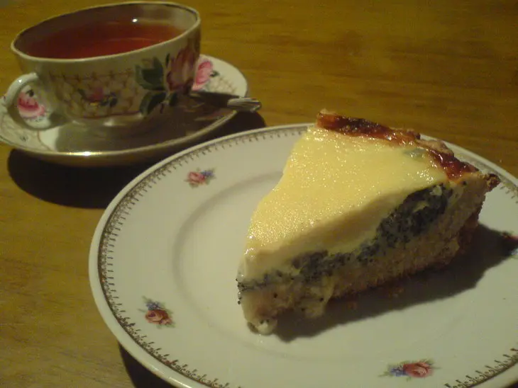 Песочный пирог с маковой начинкой и сметанным суфле: шаг 9